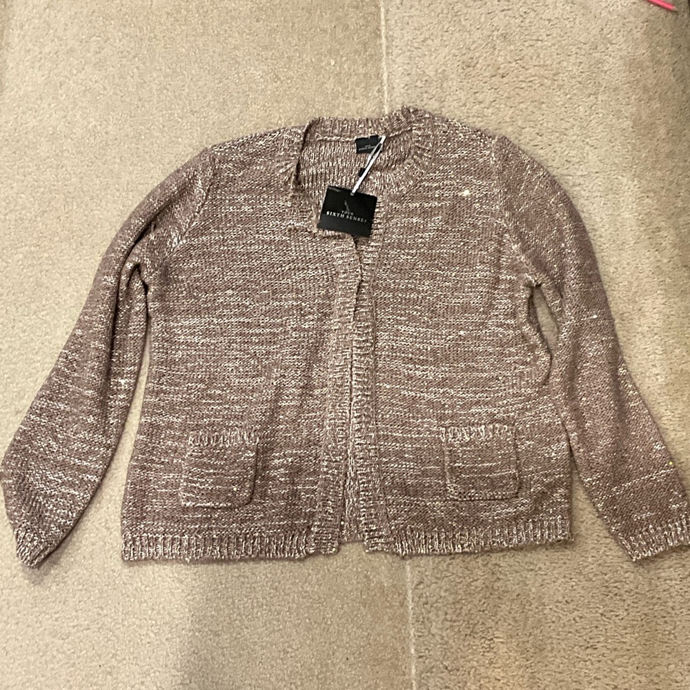Elegant Brown Cardigan by Charter Club